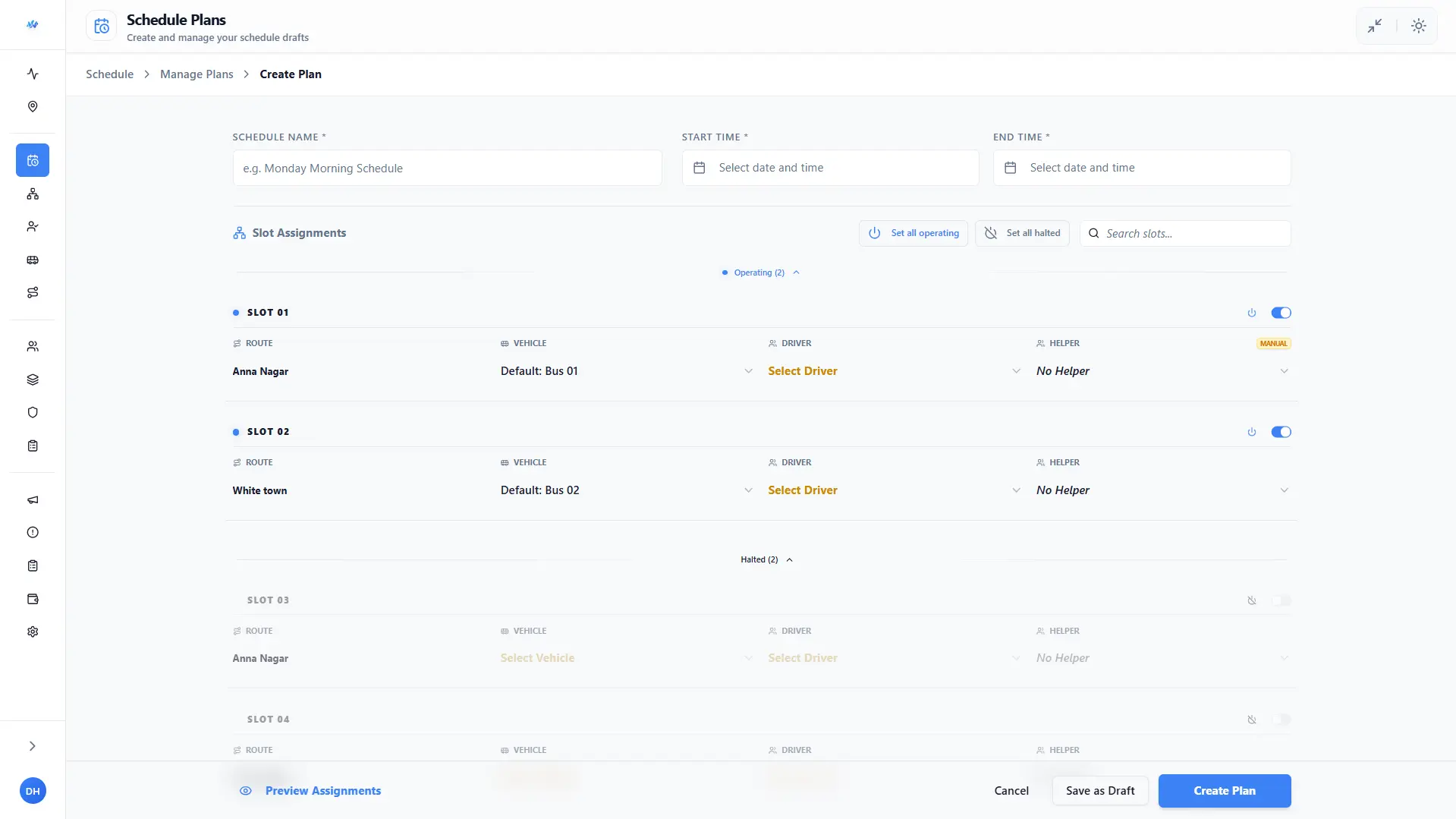 Waylo Admin Dashboard – screen 1